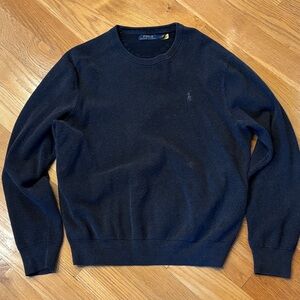 Polo by Ralph Lauren Men's Navy Crewneck Sweater